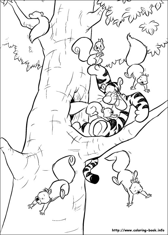 Winnie the Pooh coloring picture